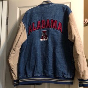 Vintage Lee Alabama Denim Varsity Jacket